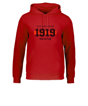 Merch Drummer 2.0 Hoody Red | #established