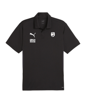 PUMA teamGOAL Poloshirt Schwarz F03