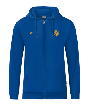 JAKO Organic Kapuzenjacke Blau F400