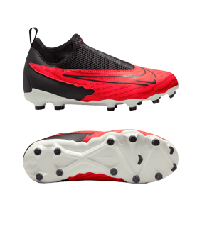 Nike Jr Phantom GX Academy DF FG/MG Ready Kids Rot Schwarz Weiss F600 - rot