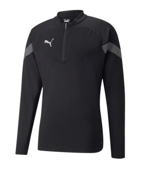 PUMA teamFINAL Training 1/4 Zip Sweatshirt F03 - schwarz