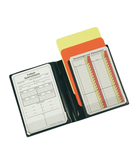 Erima Schiedsrichter Mini Set mit Karten - schwarz