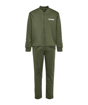 Hummel Trainingsanzug Kids Grün F6002 - gruen