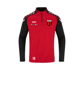 JAKO Performance Ziptop Kids Rot Schwarz F101