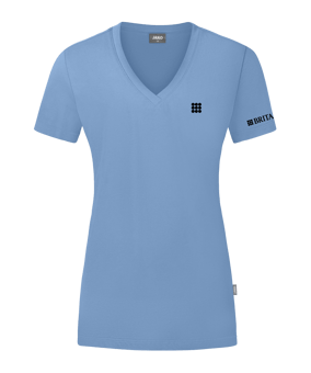 JAKO Organic T-Shirt Damen Blau F460