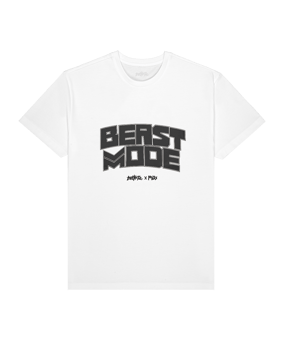 Bucketz Beastmode T-Shirt Weiß - weiss