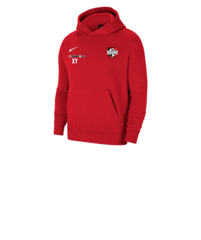 Nike Park 20 Fleece Hoody Kids Rot Weiss F657