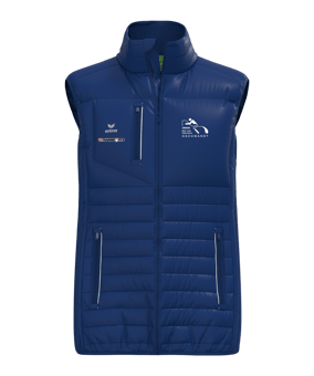 Erima CMPT Puffer Weste Blau