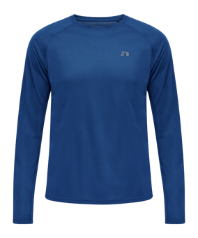 Newline Core Shirt langarm Running Blau F7045 - blau