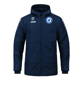 JAKO Team Coach Kapuzenjacke Blau F900