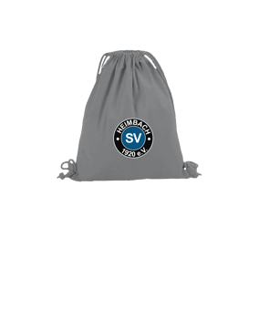 Merch Organic Premium Cotton Gymsack Light Grey | #logo4c