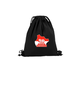 Merch Organic Premium Cotton Gymsack Black | #logo4c