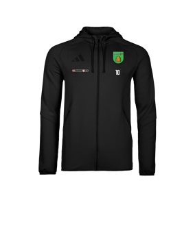 adidas Tiro Travel Hoody Schwarz