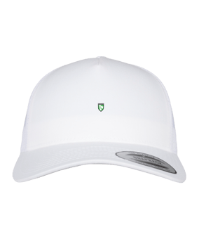 Merch 5 Panel Retro Trucker Cap Weiss
