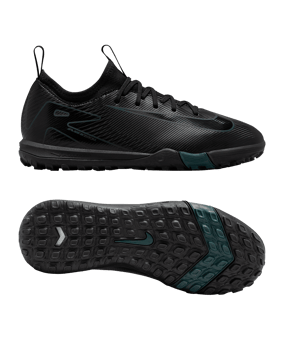 Nike Jr Air Zoom Mercurial Vapor XVI Academy IN Shadow Kids Schwarz F002 - schwarz