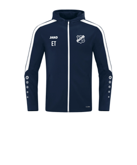 JAKO Power Kapuzenjacke Kids Blau F900