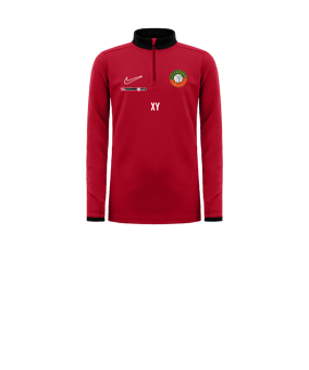 Nike Academy 25 Drill Top Sweatshirt Kids Rot F657