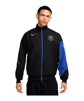 Nike FC Chelsea London Trainingsjacke Schwarz F011 - schwarz