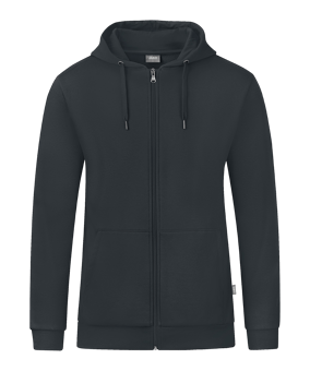 JAKO Organic Kapuzenjacke Grau F830