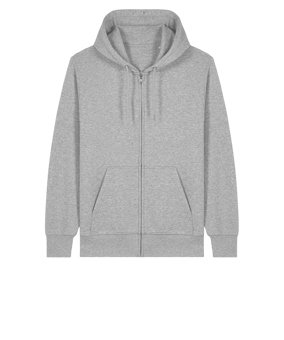 11tsmerch Merch Connector 2.0 Zip Sweatjacke Heather FC250 Sweatjacke Grau