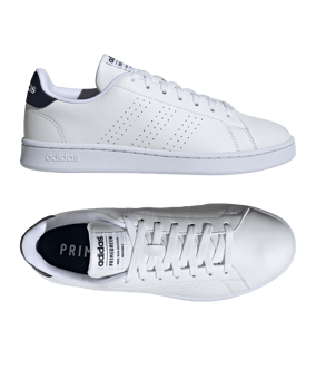 adidas Advantage Primegreen Weiss Blau - weiss