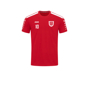 JAKO Power T-Shirt Kids Rot Weiss F100