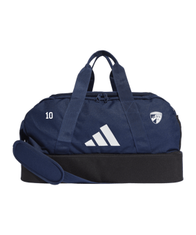 adidas Tiro League Duffel Bag Gr. S Blau Weiss