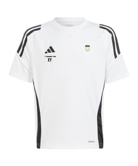 adidas Tiro 24 Trikot Kids Weiss Schwarz