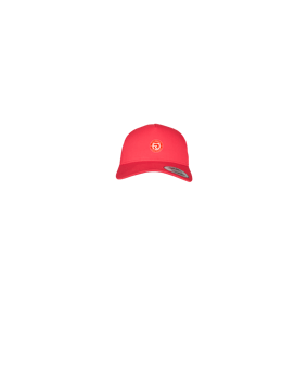 Merch 5 Panel Retro Trucker Cap Red | #logo