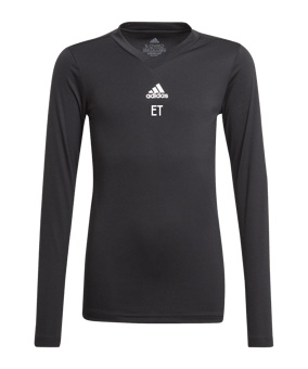 adidas Team Base Top langarm Kids Schwarz