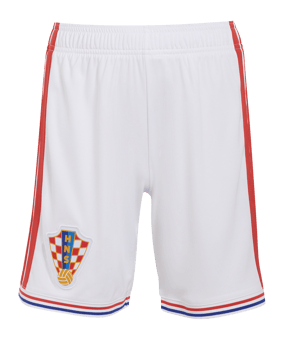 adidas Kroatien Short Home 2026 Kids Weiß - weiss