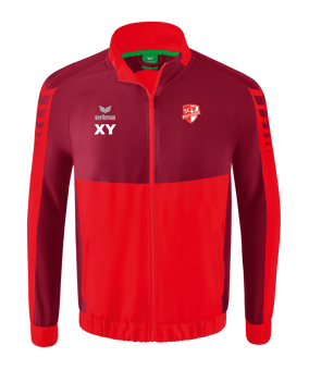 Erima Six Wings Präsentationsjacke Rot