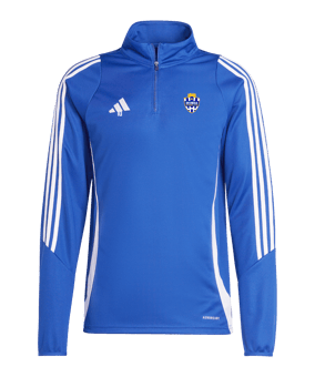 Sweat 1/4 zip Training Adidas Tiro 24 Bleu 