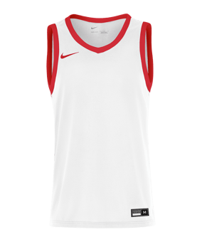 Nike Team Stock25 Basketball Trikot Weiß F103