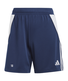 adidas Tiro 24 Short Damen Blau Weiss