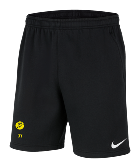 Nike Park 20 Fleece Short Kids Schwarz Weiss F010