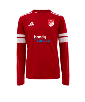 adidas Squadra 25 Trikot Langarm Rot