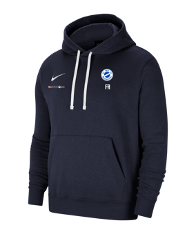 Nike Park 20 Fleece Hoody Blau Weiss F451