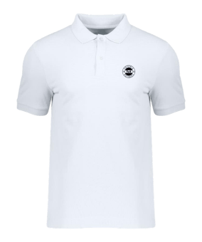 Stanley & Stella Merch Prepster 2.0 Polo Weiß | #justlogo1c