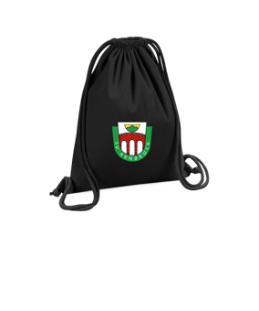 Merch Organic Premium Cotton Gymsack Black | logo4c