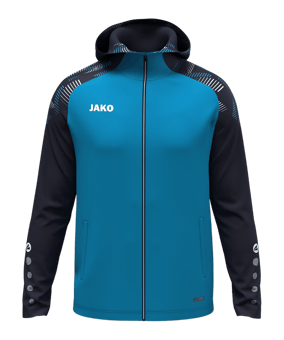 JAKO Sonic Kapuzenjacke Damen Blau F276