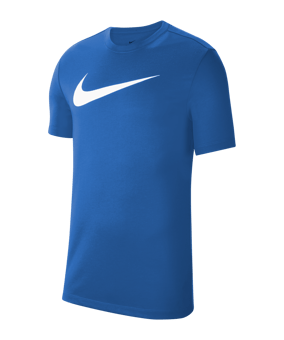Nike Park 20 Swoosh T-Shirt Kids Blau Weiss F463 - blau