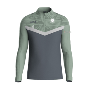 JAKO Iconic HalfZip Sweatshirt Grau F852