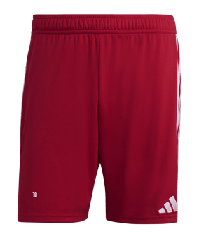 adidas Tiro 23 Short Rot Weiss