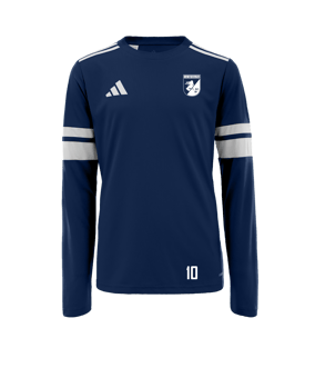 adidas Squadra 25 Trikot Langarm Dunkelblau