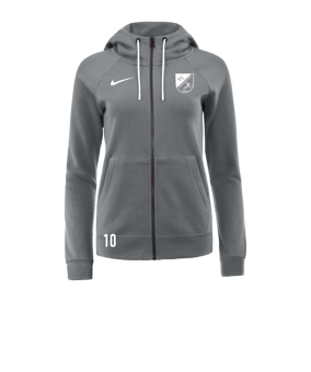 Nike Park 20 Fleece Kapuzenjacke Damen Grau F071