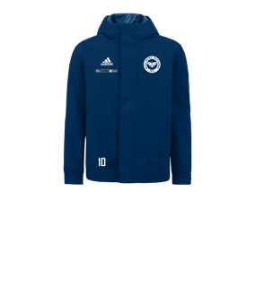 adidas Entrada 22 Allwetterjacke Kids Blau
