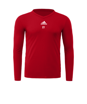 adidas Team Base Top langarm Rot