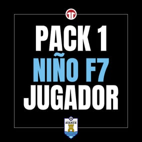 Pack 1 Jugador Niño F7