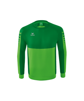 Erima Six Wings Sweatshirt Kids Grün - gruen